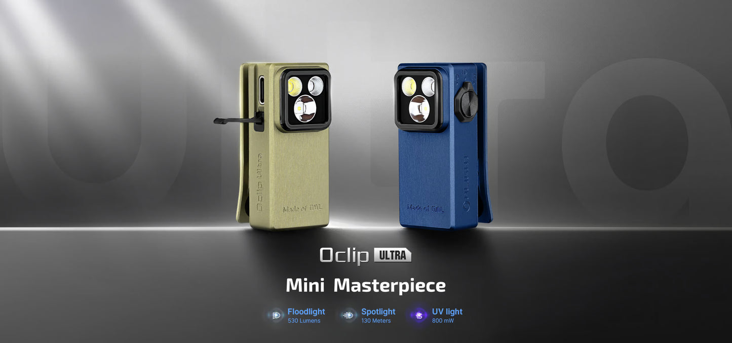 Olight Oclip Ultra Clip Light – 530 Lumens, 3-in-1 EDC