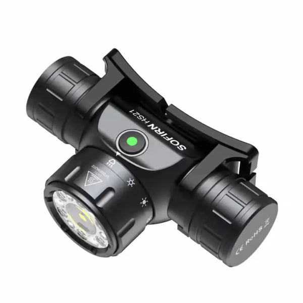 Sofirn HS21 2200 Lumen 230m Throw Rechargeable Headlamp with 18650 Battery