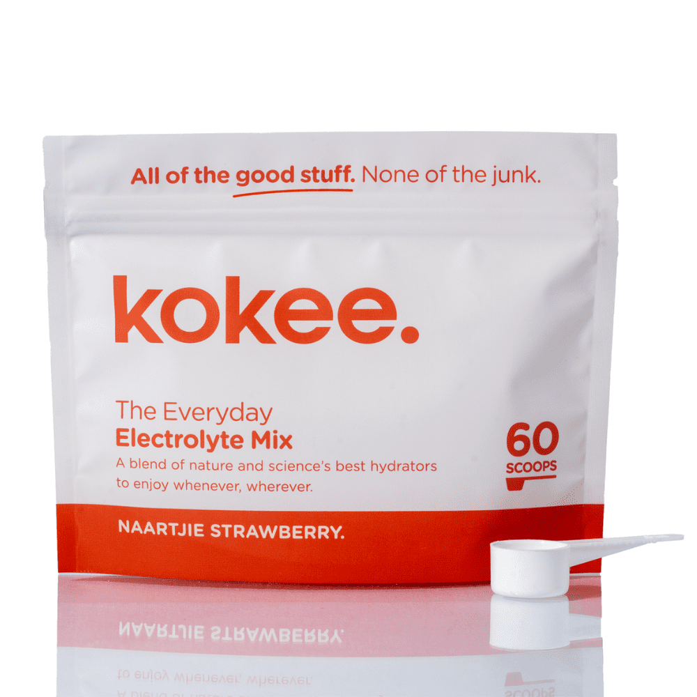 Kokee - The Everyday Electrolyte Mix | 60 Scoops - Naartjie Strawberry Flavour