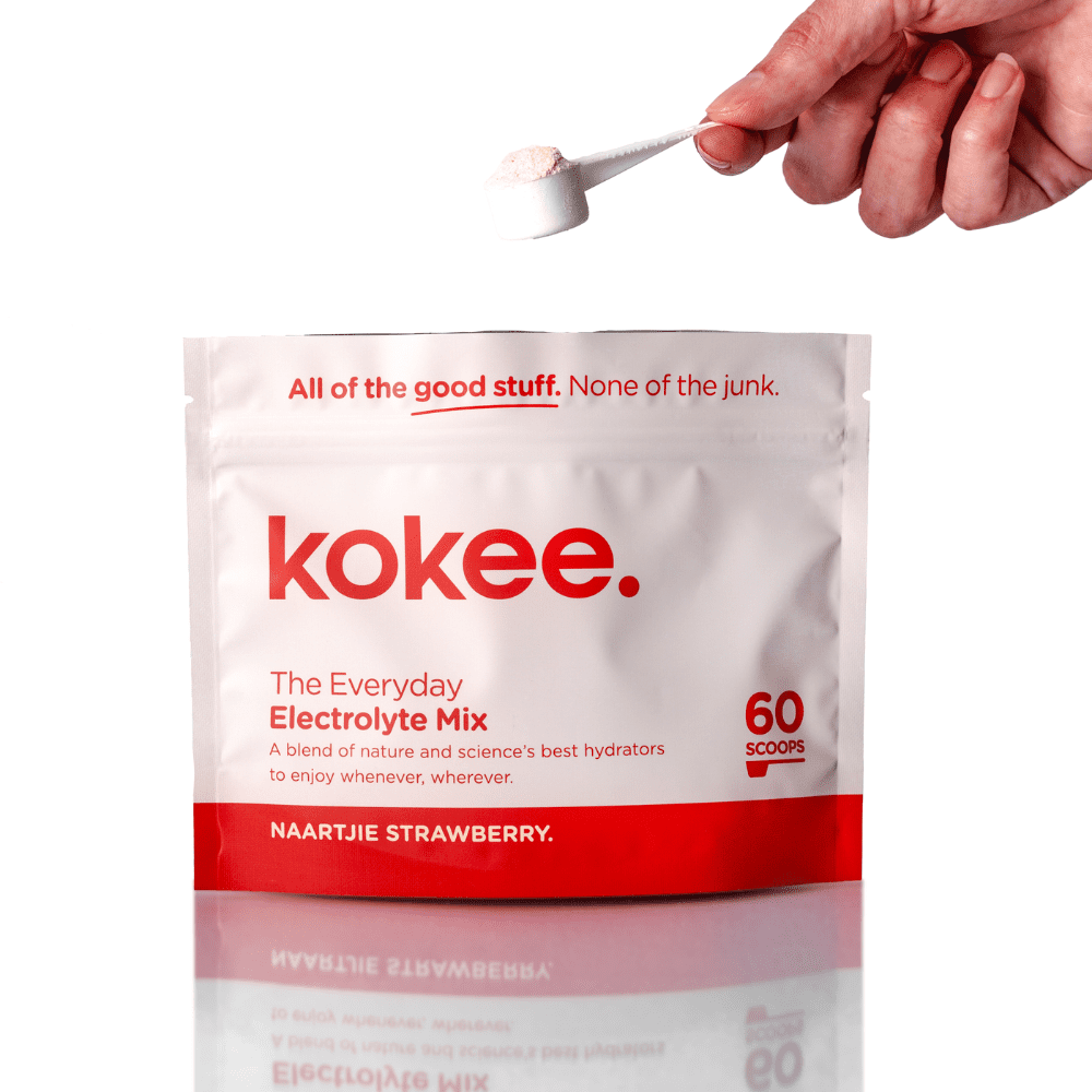 Kokee - The Everyday Electrolyte Mix | 60 Scoops - Naartjie Strawberry Flavour