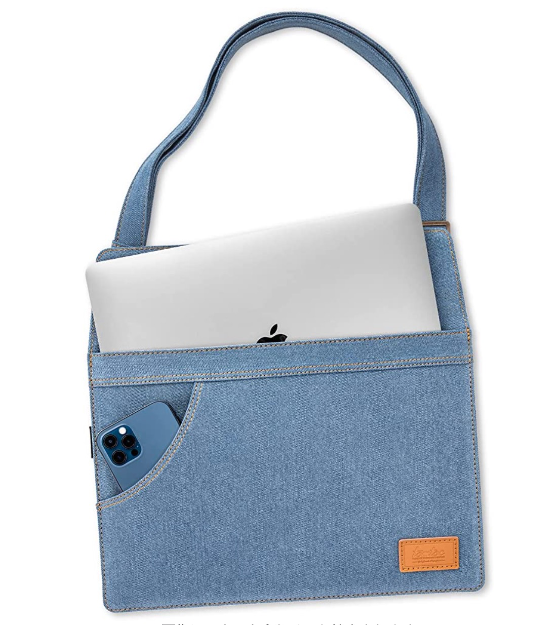 tomtoc Denim Lady Laptop Shoulder Bag 13-inch