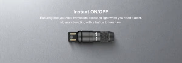 Olight iMini 2 50 Lumen Rechargeable Keychain Flashlight with USB Plug