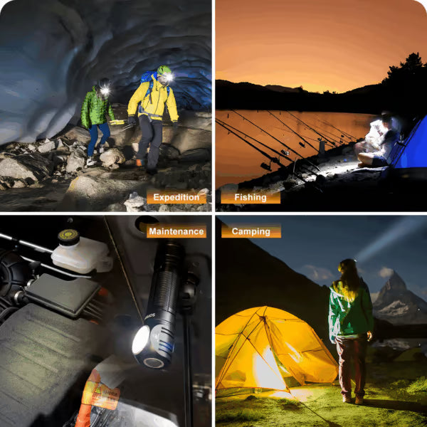 Sofirn HS40 2000 Lumen 175m Throw Rechargeable Headlamp with 18650 Battery