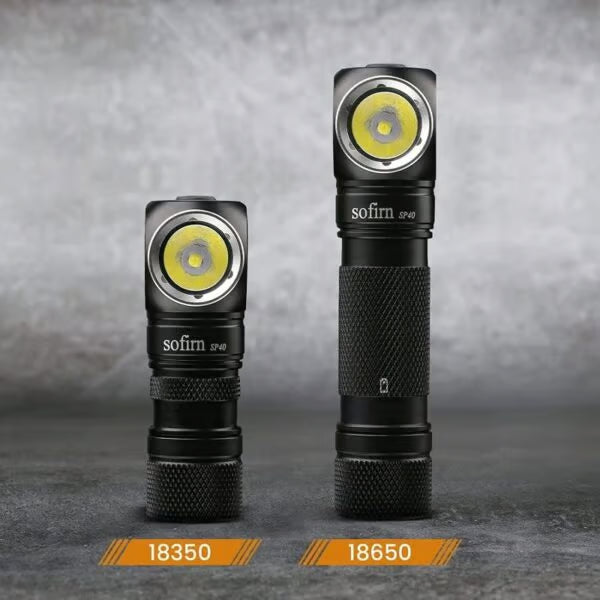 Sofirn SP40 1200 Lumen 136m Throw Rechargeable Headlamp with 18650 Battery