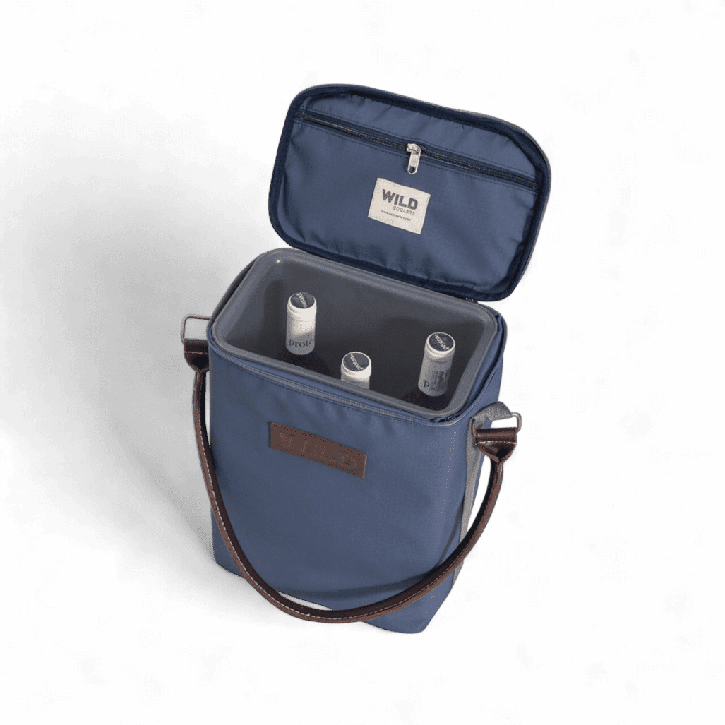 Wild Coolers 3-bottle soft shell wine cooler