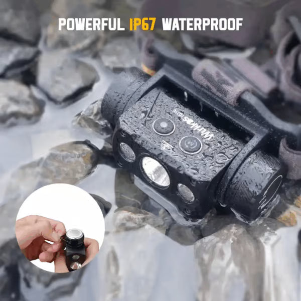 Wurkkos HD50 4000 Lumen 239m Throw Rechargeable Headlamp with 21700 Battery
