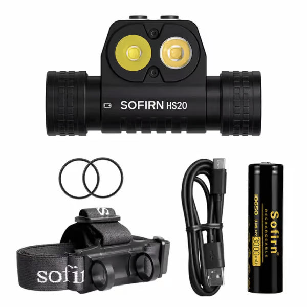Sofirn HS20 2700 Lumen 175m Throw Rechargeable Headlamp with 18650 Battery