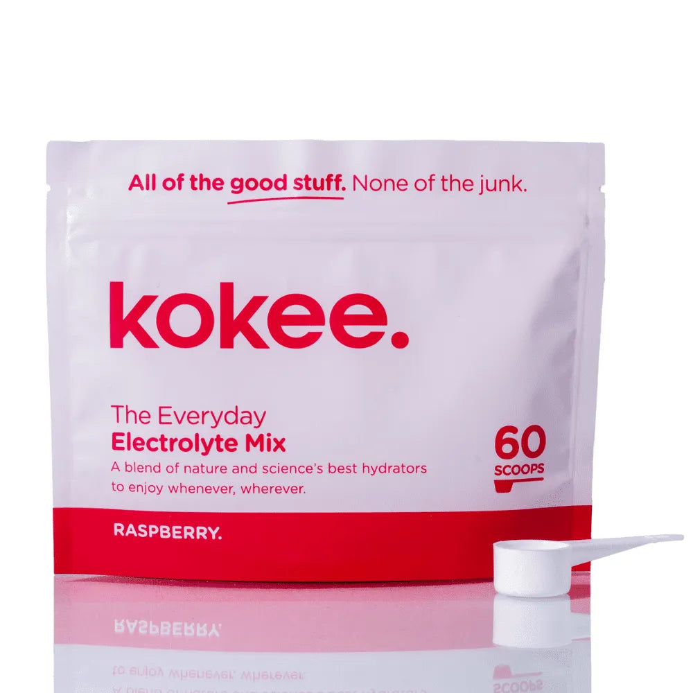 Kokee - The Everyday Electrolyte Mix | 60 Scoops - Raspberry Flavour