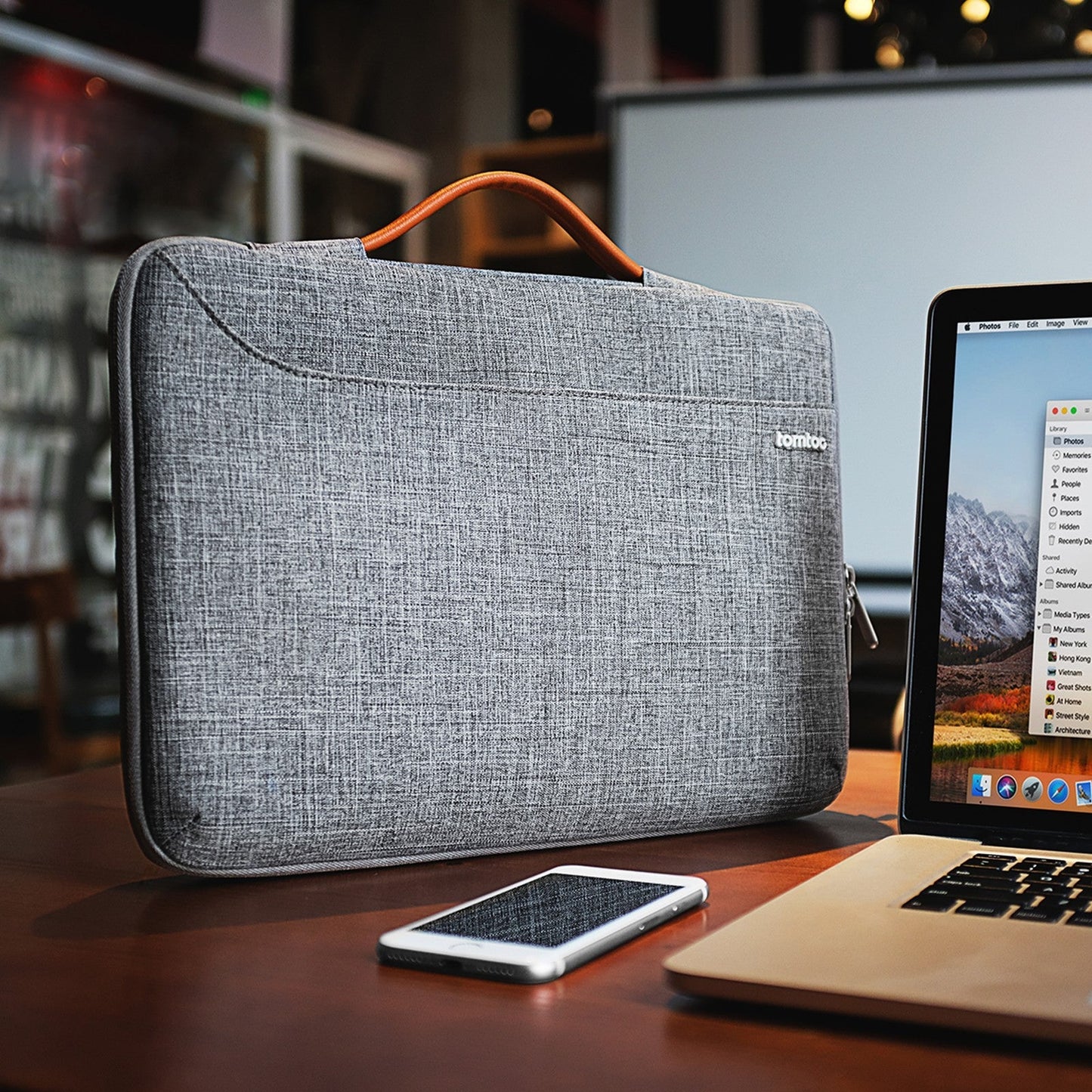 Defender-A22 Laptop Handbag 16-inch | Gray