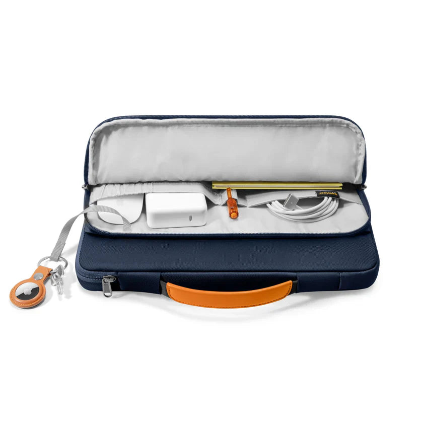 Defender-A14 Laptop Briefcase/ handbag - Navy blue 14 inch
