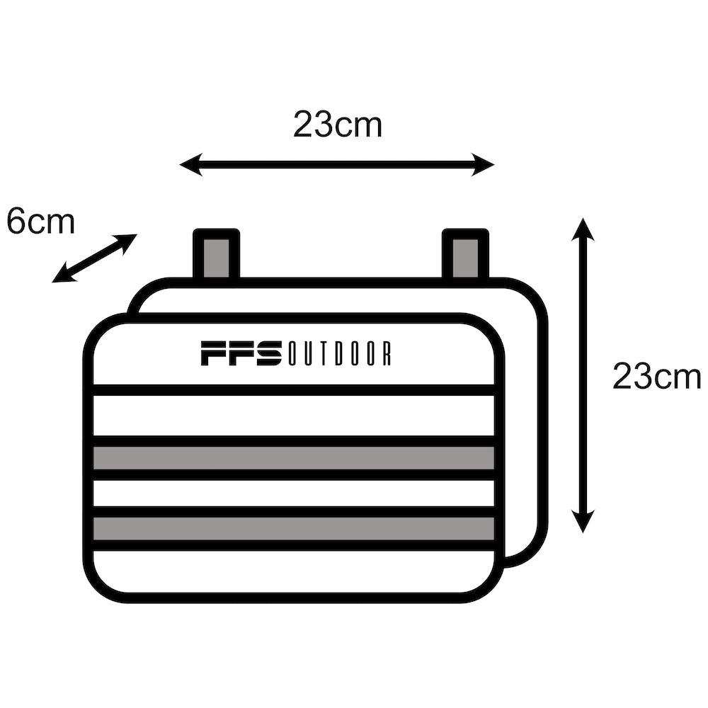 Chest gear bag for fishing and hunting with hydration bag