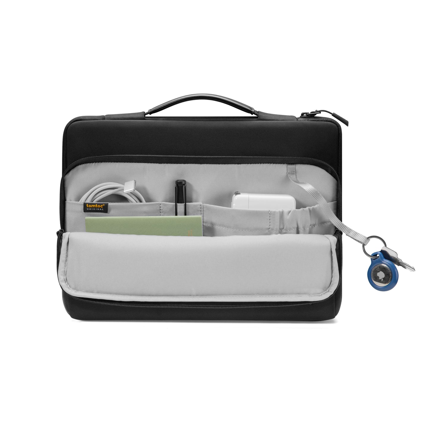 Defender-A14 Premium Laptop Briefcase / handbag - black - 14 inch