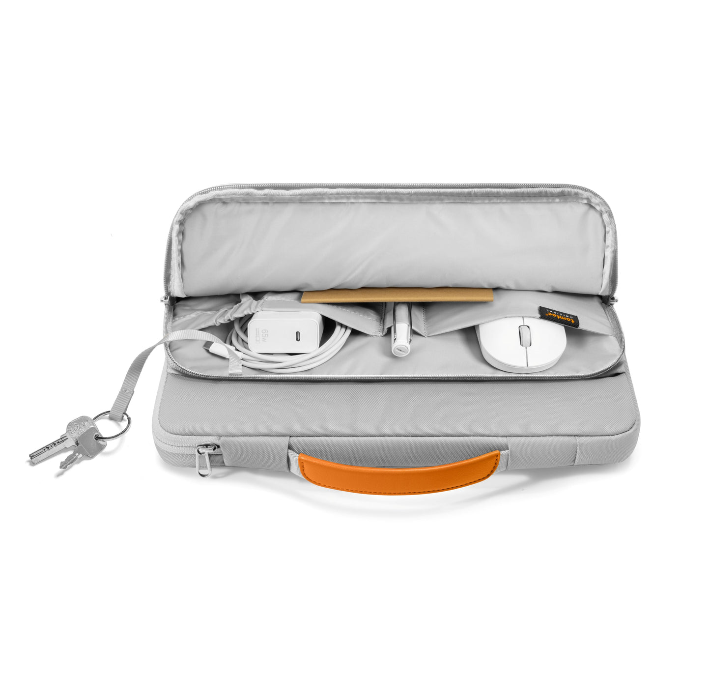 Defender-A14 Laptop Briefcase / Handbag- Gray 13 inch