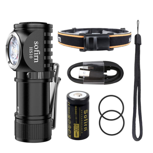 Sofirn HS10 1100 Lumen 129m Throw Rechargeable Headlamp with 18650 Battery