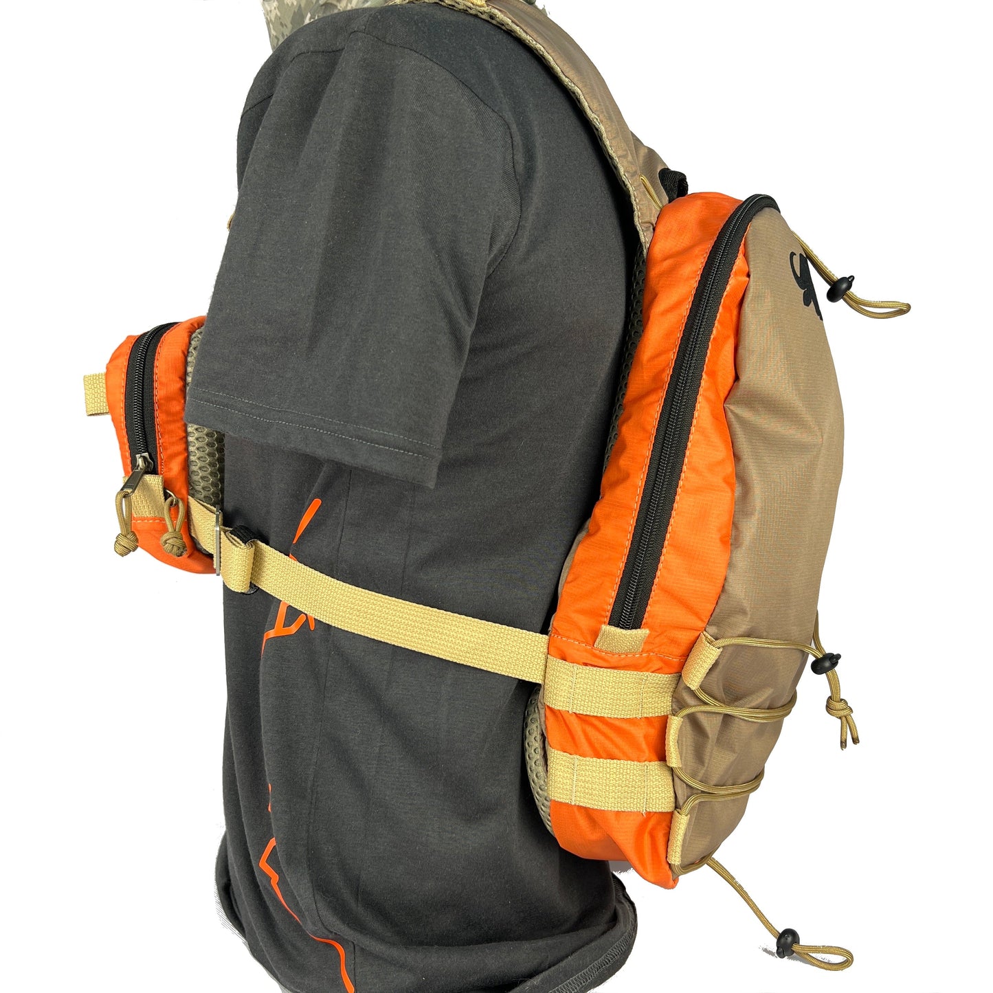 Tactical chest mount gear bag and fishing and hiking bag south Africa hydration pouch