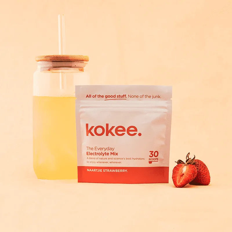 Kokee The Everyday Electrolyte Mix | 30 Scoops - Naartjie Strawberry Flavour