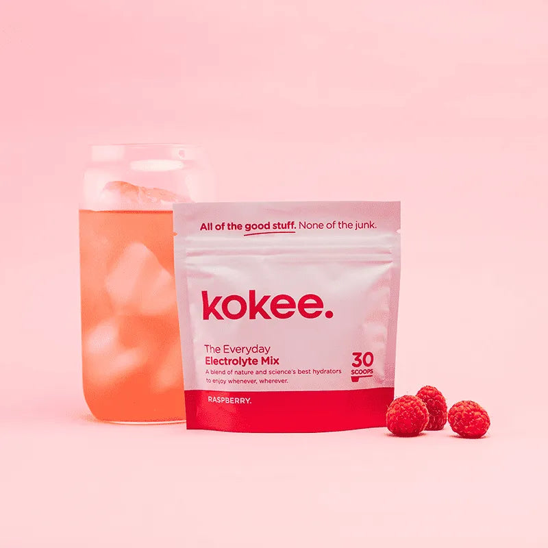 Kokee The Everyday Electrolyte Mix | 30 Scoops - Raspberry Flavour