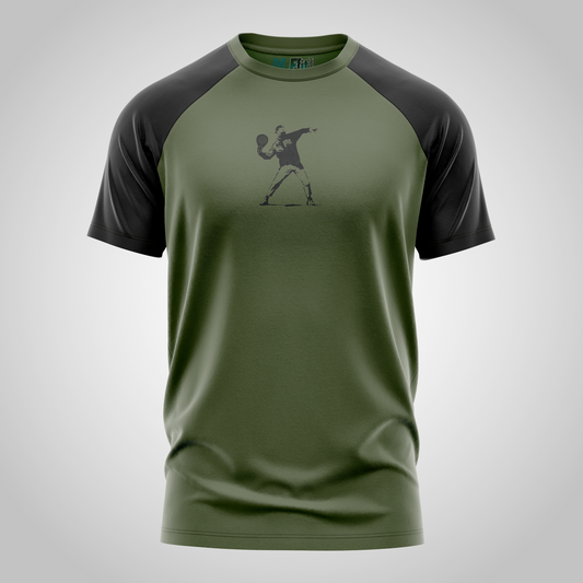 Mens two tone F-it Padel T-shirt| Active wear