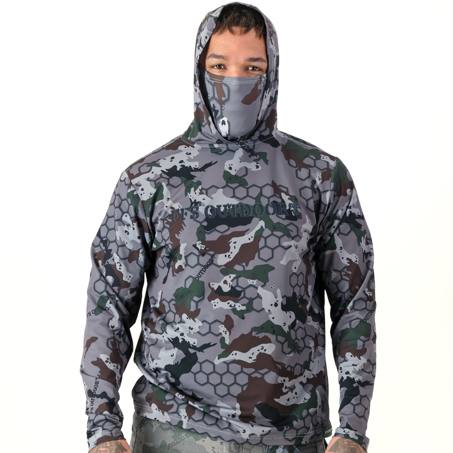 FFS Outdoor Sun Hoodie S3000 Peak Camo