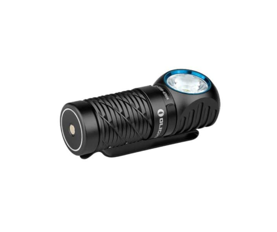 Olight Perun 3 Mini Premium 1250 Lumen 155m Throw Rechargeable LED Headlamp with Charging Case