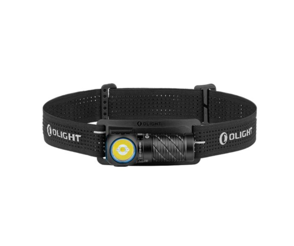 Olight Perun 3 Mini Premium 1250 Lumen 155m Throw Rechargeable LED Headlamp with Charging Case
