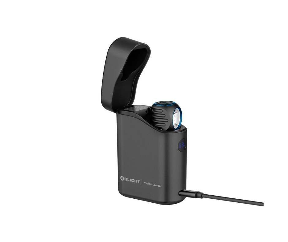 Olight Perun 3 Mini Premium 1250 Lumen 155m Throw Rechargeable LED Headlamp with Charging Case
