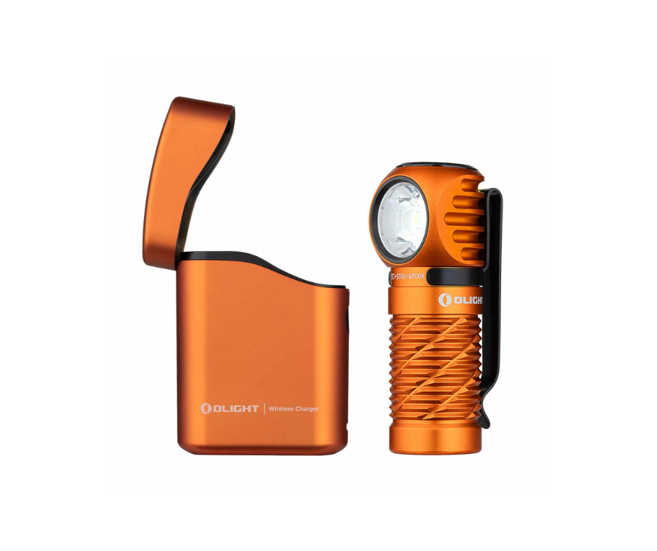 Olight Perun 3 Mini Premium 1250 Lumen 155m Throw Rechargeable LED Headlamp with Charging Case