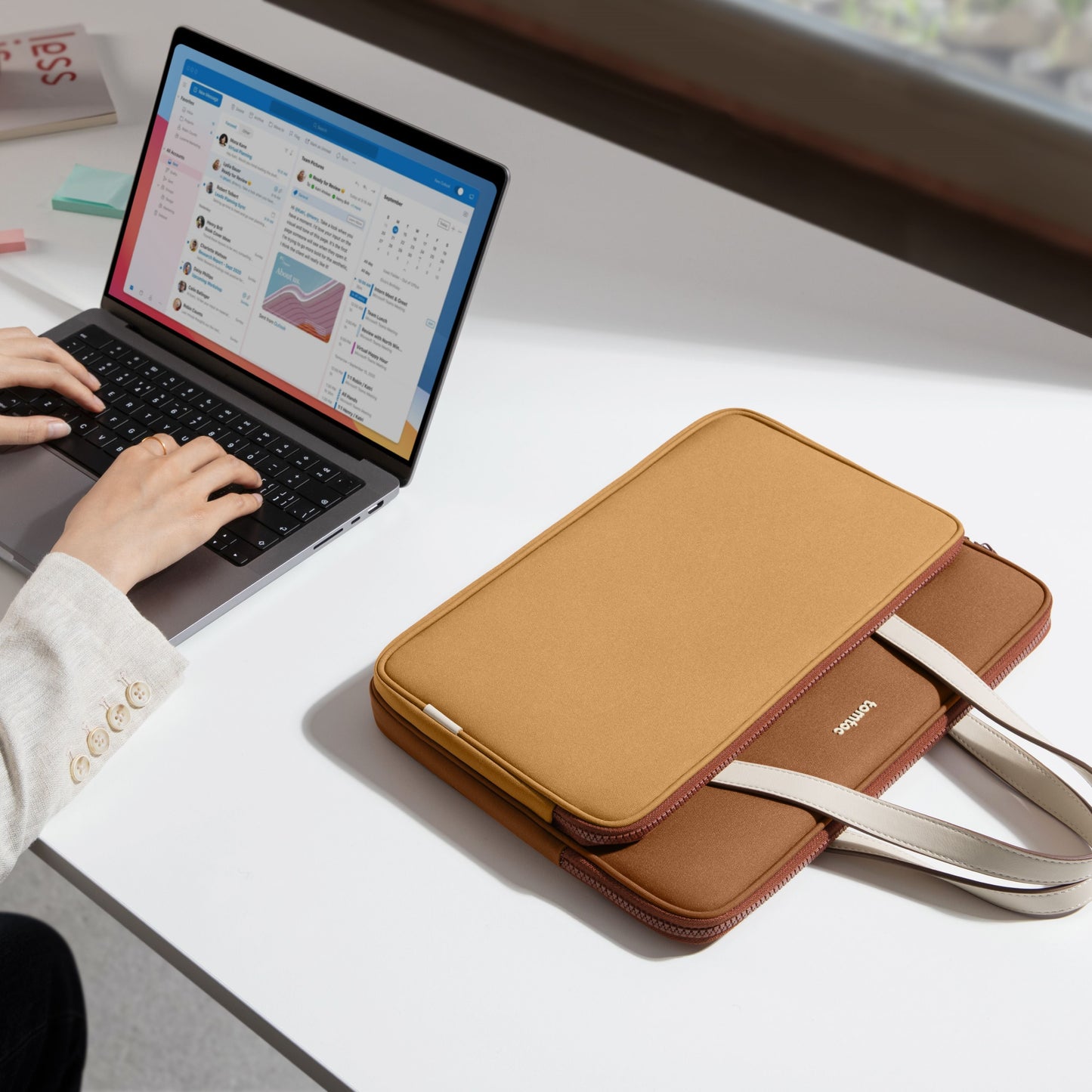 Versatile-A11 Laptop Handbag -Orange - 13.5-inch