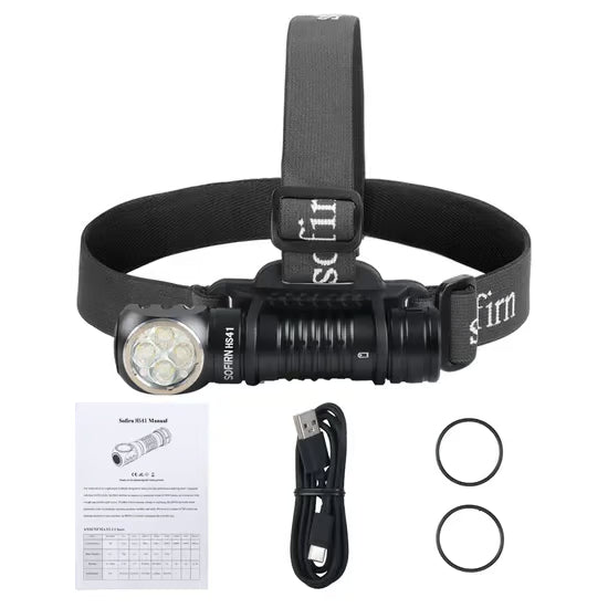 Sofirn HS41 4000 Lumen 325m Throw Rechargeable Headlamp with 21700 Battery