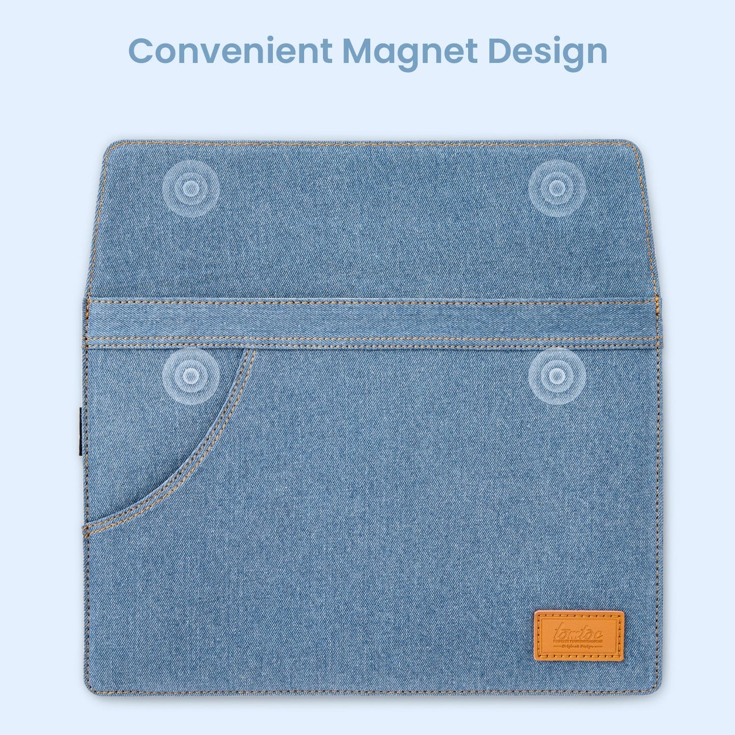 tomtoc Denim Lady Laptop Shoulder Bag 13-inch