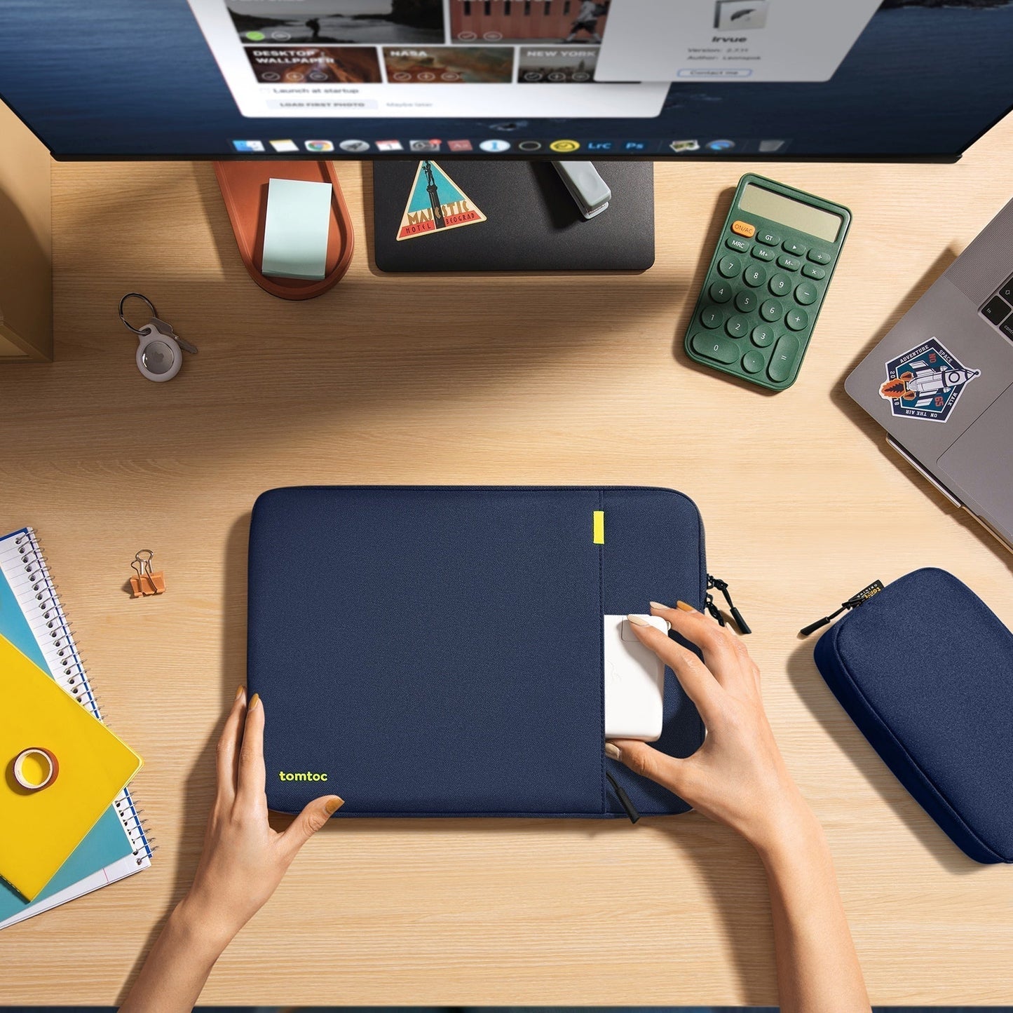 Defender-A13 Laptop Sleeve Kit 16-inch | Navy Blue