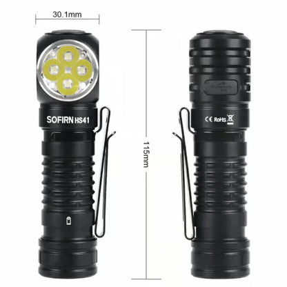 Sofirn HS41 4000 Lumen 325m Throw Rechargeable Headlamp with 21700 Battery