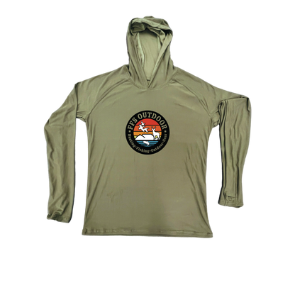 FFS Outdoor Sun Hoodie Olive