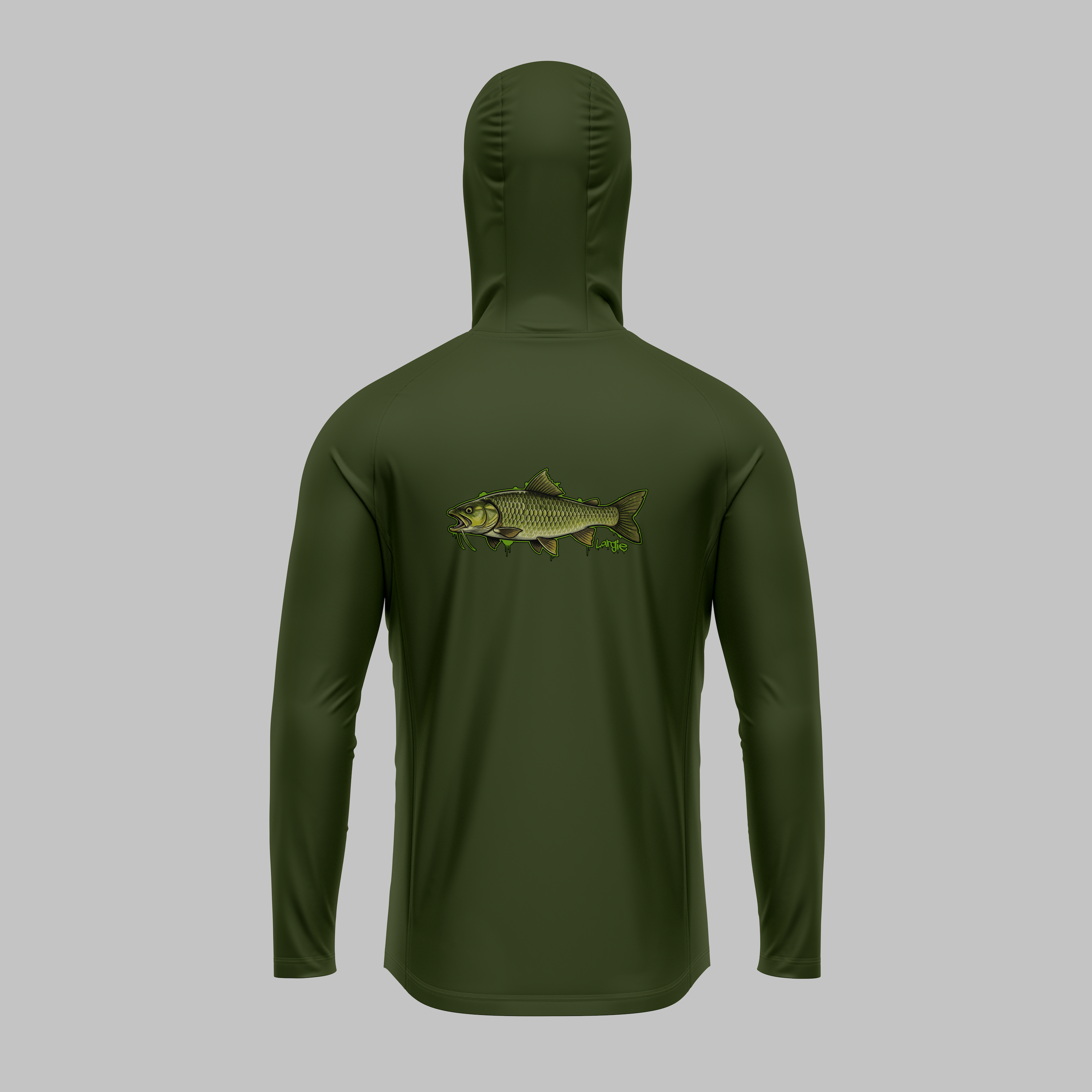Mens Pro Sun Hoodie - Limited edition Fresh Water Fish
