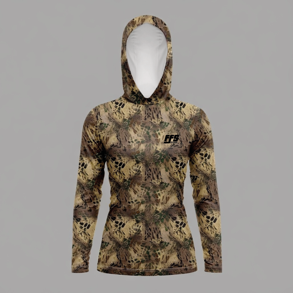 Women's Pro Sun Hoodie - Camo