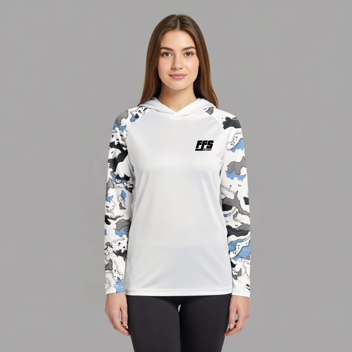 Women's Pro Sun Hoodie - Camo