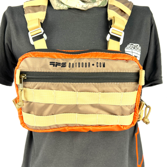 Tactical chest mount gear bag and fishing and hiking bag south africa