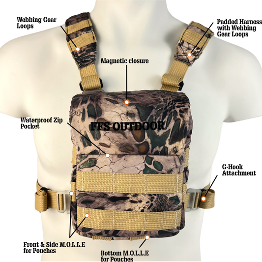 Impi Binocular chest pack and harness