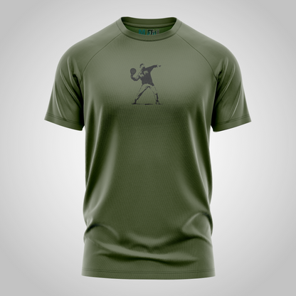 Mens two tone F-it Padel T-shirt| Active wear