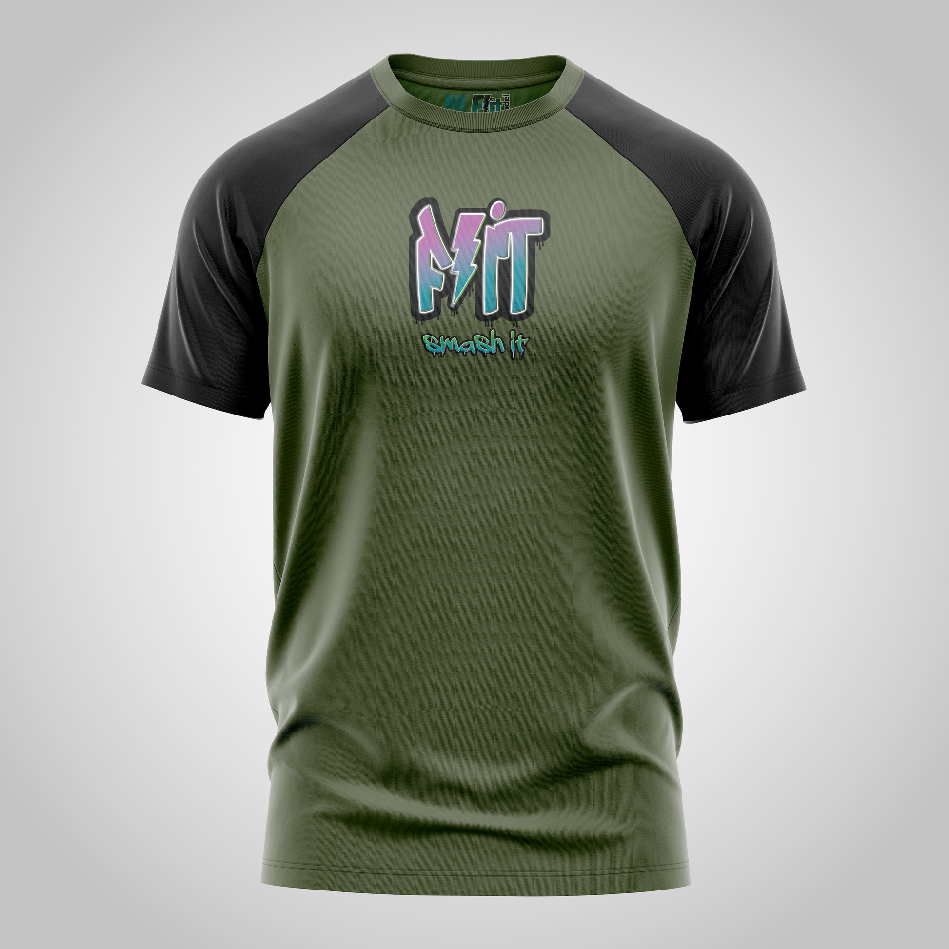 Mens two tone F-it Padel T-shirt| Active wear