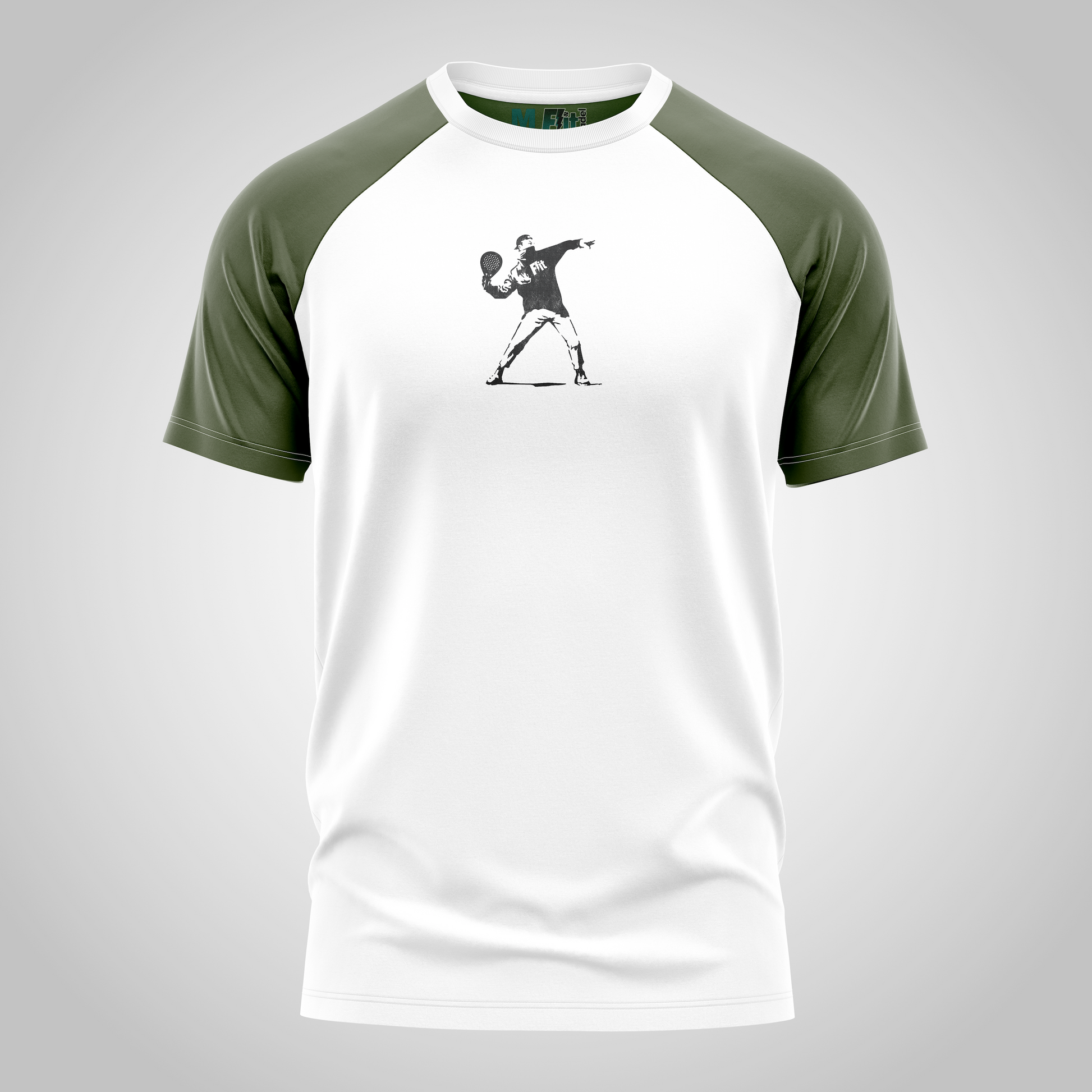 Mens two tone F-it Padel T-shirt| Active wear