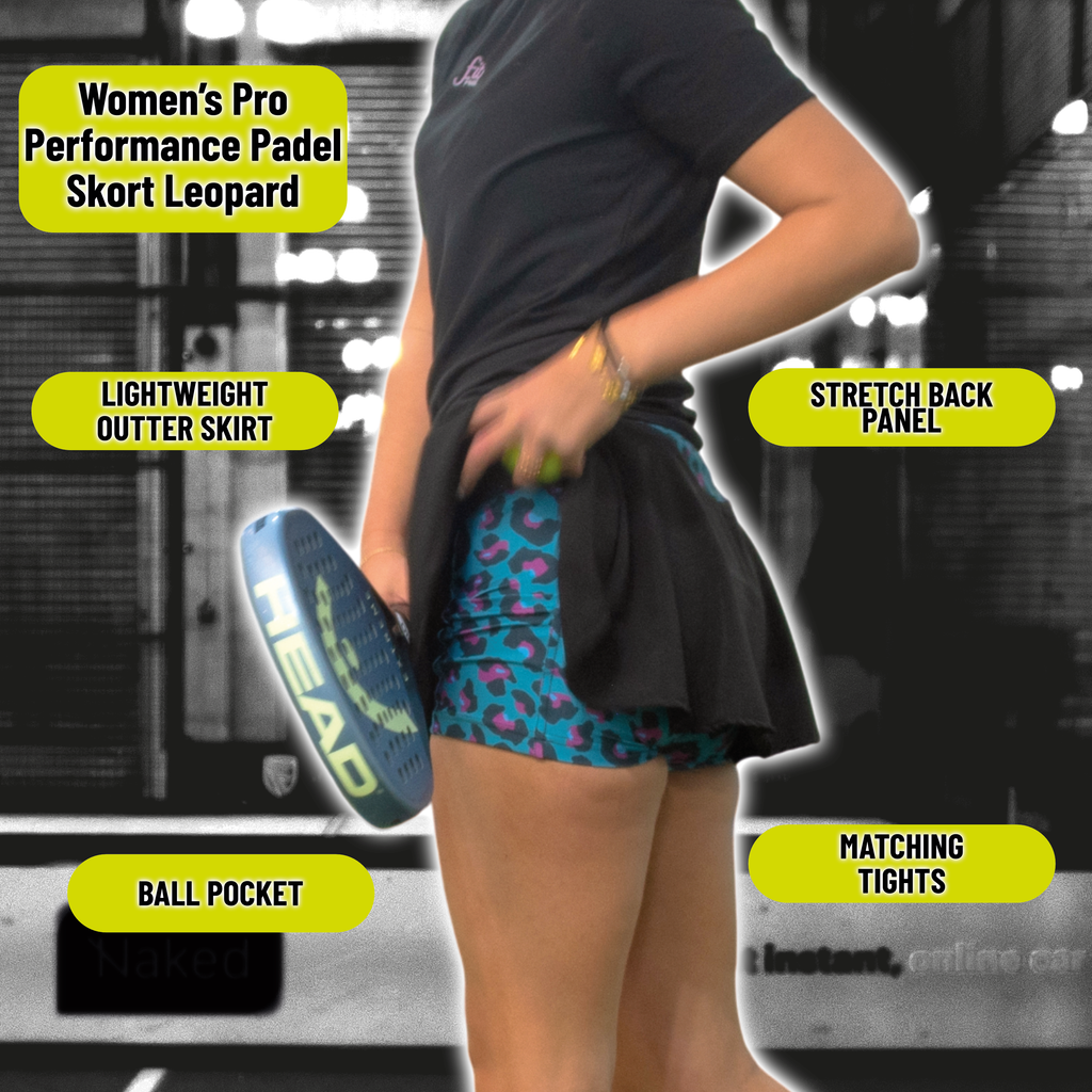 Women’s Pro Performance Padel Skort Leopard