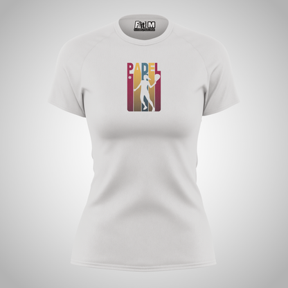 Womens two tone F-it Padel T-shirt| Active wear