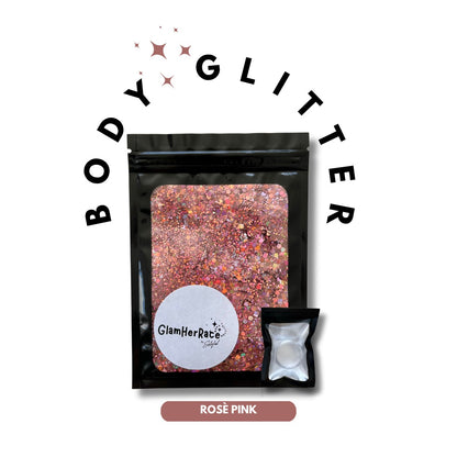 Glam-Her-Race Pack ✨ Includes body glitter + application gel