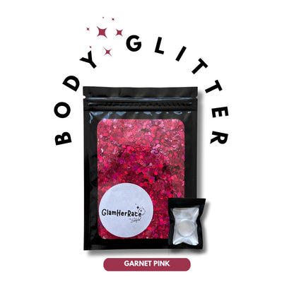 Glam-Her-Race Pack ✨ Includes body glitter + application gel